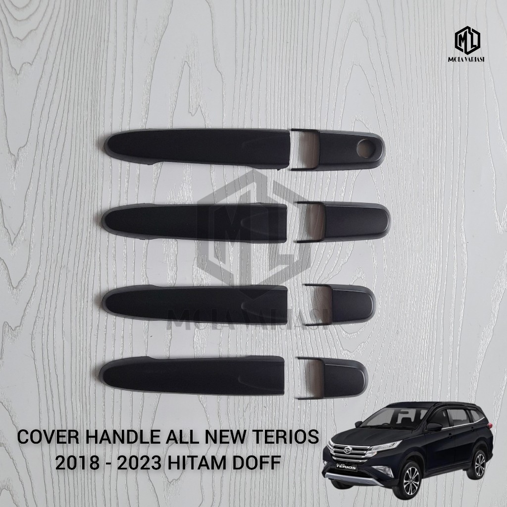 Cover Handle Pintu Mobil All New Terios 2018 - 2023 Hitam Doff