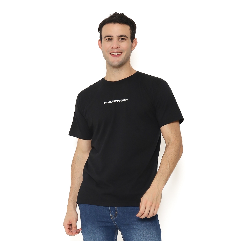 Planet Surf Clothing Kaos Lengan Pendek Pria Twist Tee Planet Surf