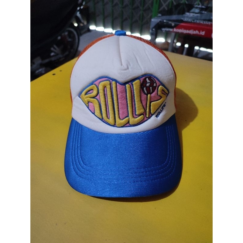 Topi Trucker Rollips Tre Tone