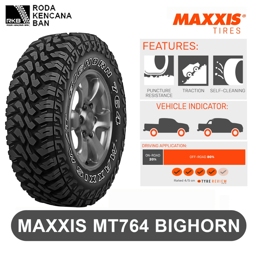 MAXXIS MT764 265/65 R17 Ban Mobil Fortuner Pajero