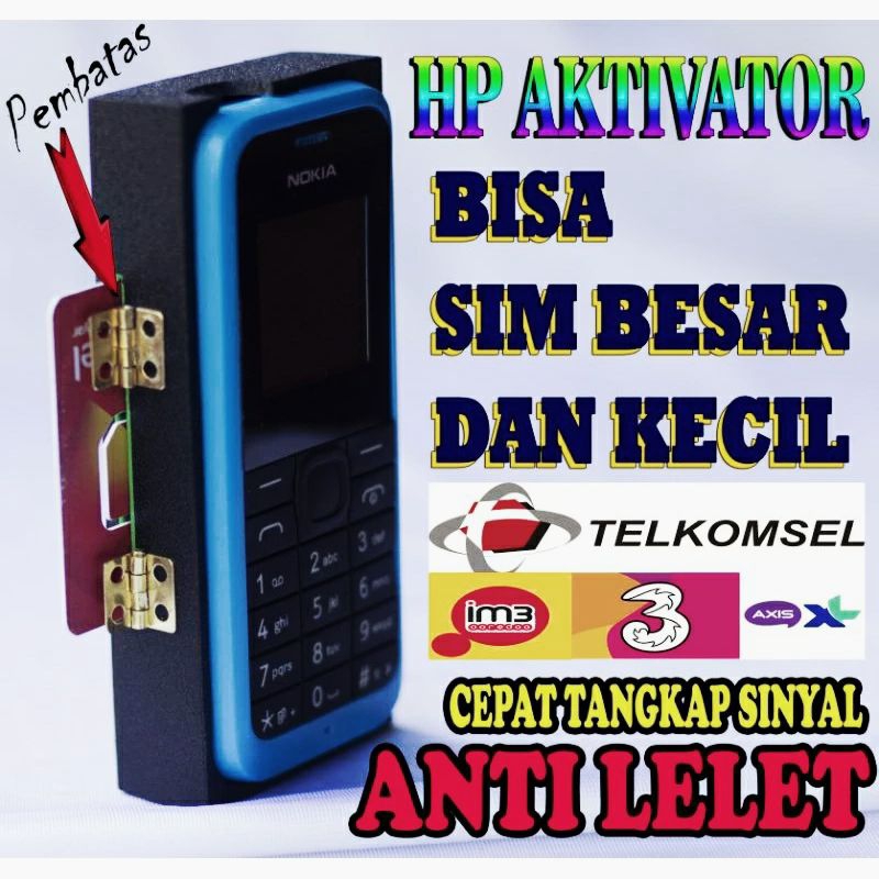 aktivasi kartu perdana 1 SIM . box aktip kartu besar dan kartu kecil