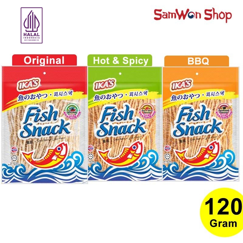 

FISH SNACK MERK IKA'S 120 GRAM - JUHI SNACK CEMILAN IKAN BERVARIAN RASA