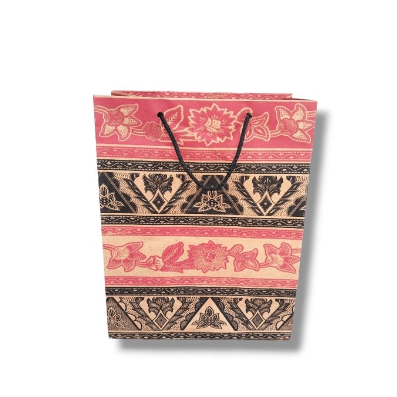 

paper bag motif 2 warna batik 3 ukuran