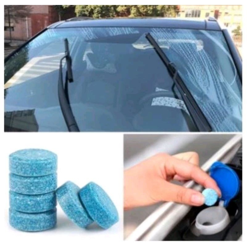 Sabun Pembersih Kaca Wiper Mobil Tablet Biru Glass Cleaning