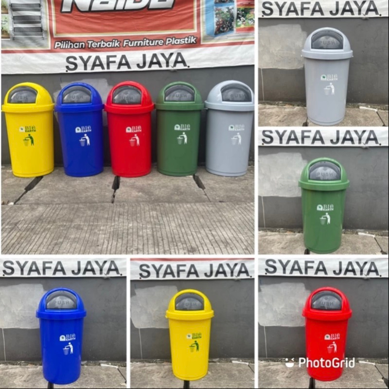 GREEN LEAF 2150 - Tempat Sampah 50 Liter / Tempat Sampah Bio Earth 50 Liter Green leaf