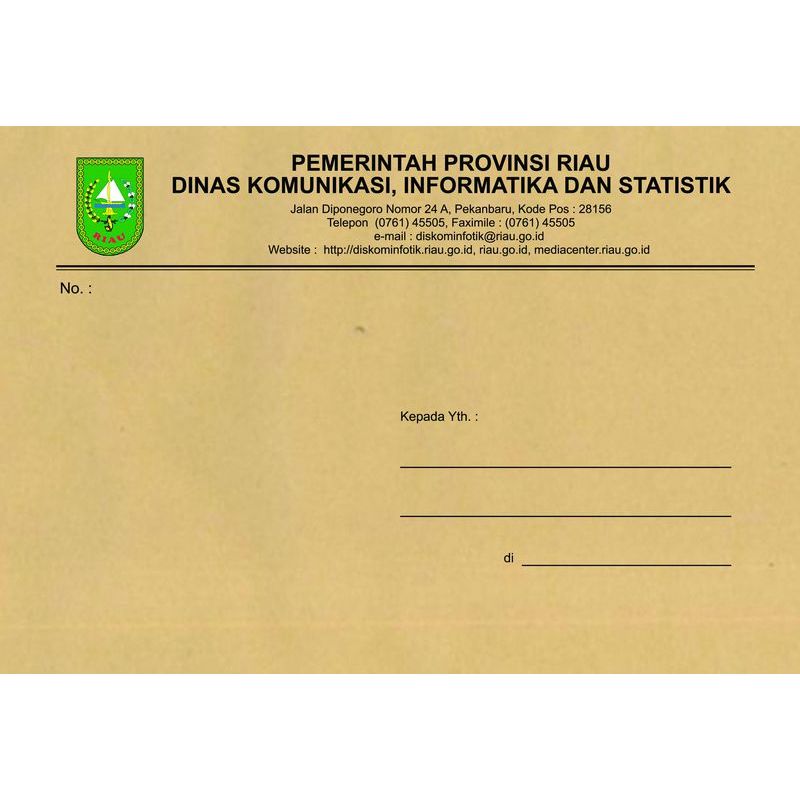 

Amplop Dinas Custom