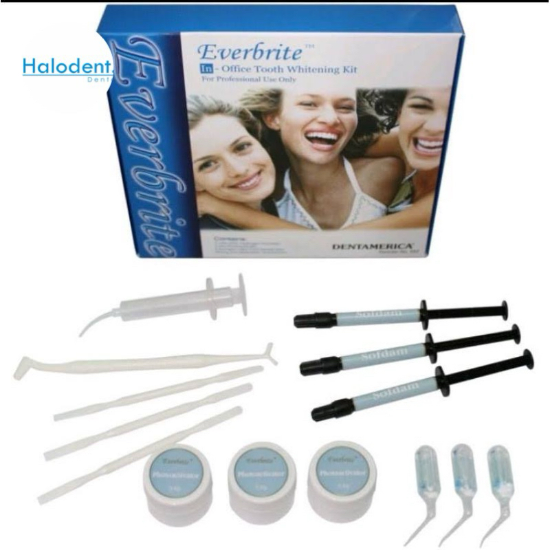 Halodent Dental Everbrite Whitening Kit Pemutih Gigi Dentamedica