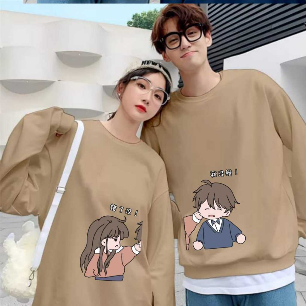 Kaos Couple Sepasang Thsirt Couplean Ayah Ibu Anak Kaus Kerah Kous Dewasa Kapelan Pacar Tisert Oblon