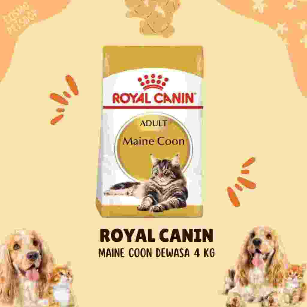Royal Canin MAINE COON ADULT Makanan Kucing MaineCoon Freshpack 4 kg