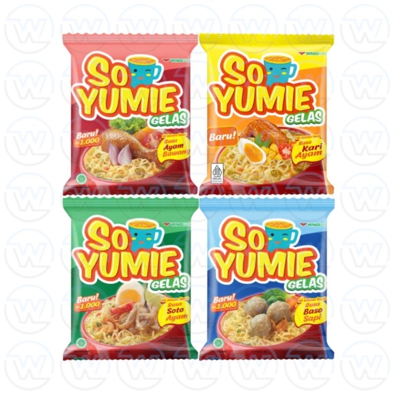

So Yumie Gelas 30gr × 10 Pcs