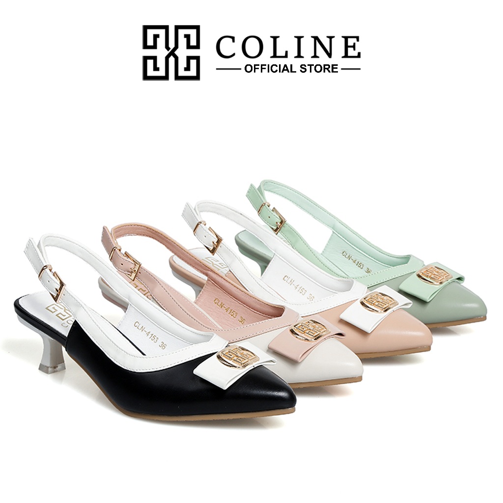 COLINE CLN-4153 High Heels Slingback Wanita / Sepatu Heels Slingback #C1228