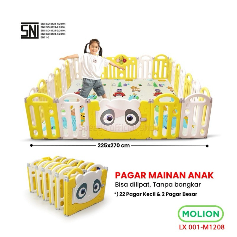 SPEEDS Pagar Anak Pagar Bayi BabyFance Mainan Anak Pagar Bayi Baby Fence 1208