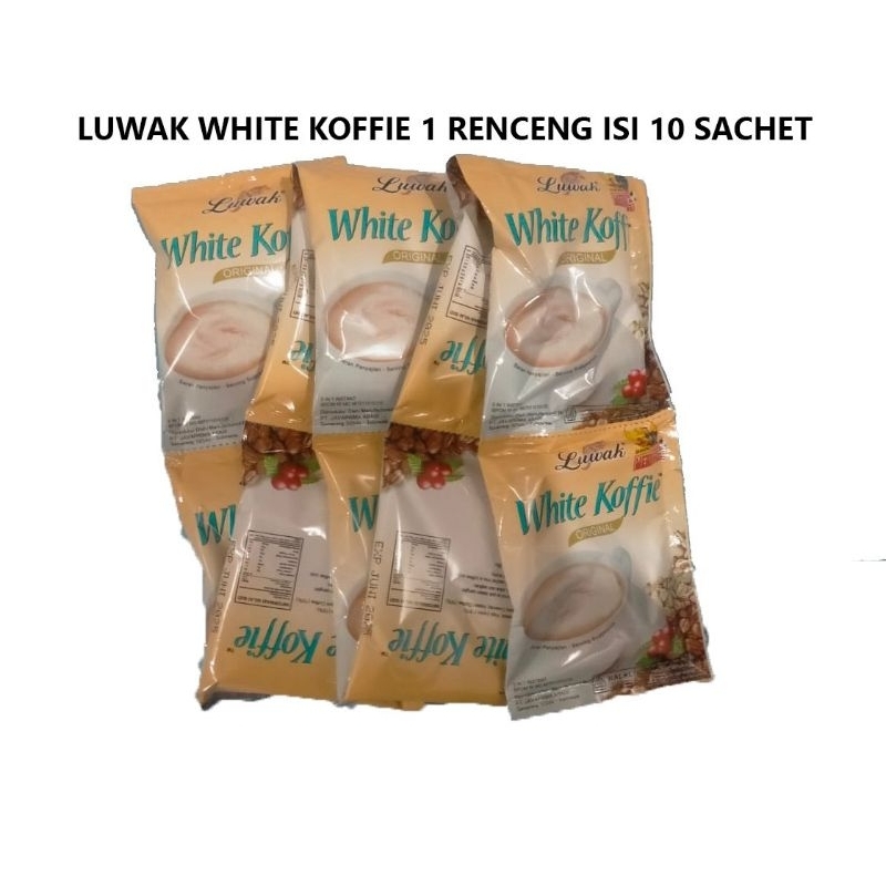 

Luwak White Koffie (rencengan) isi 10 Sachet