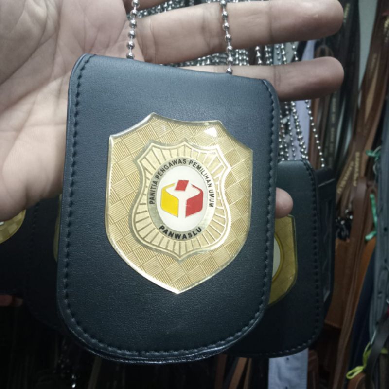 

KALUNG LENCANA KTA PANWASLU / DOMPET HOLDE PANWASLU / NAME TAG PANWASLU.