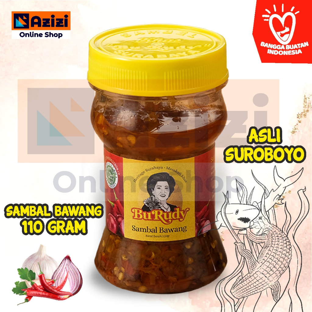 

Sambal Bawang Bu Rudy Asli Original Surabaya - 110gram