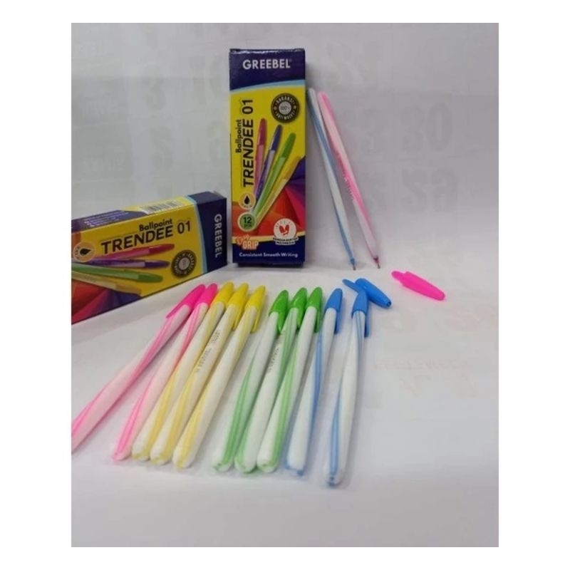 

12pcs PULPEN GREEBEL TRENDE 01