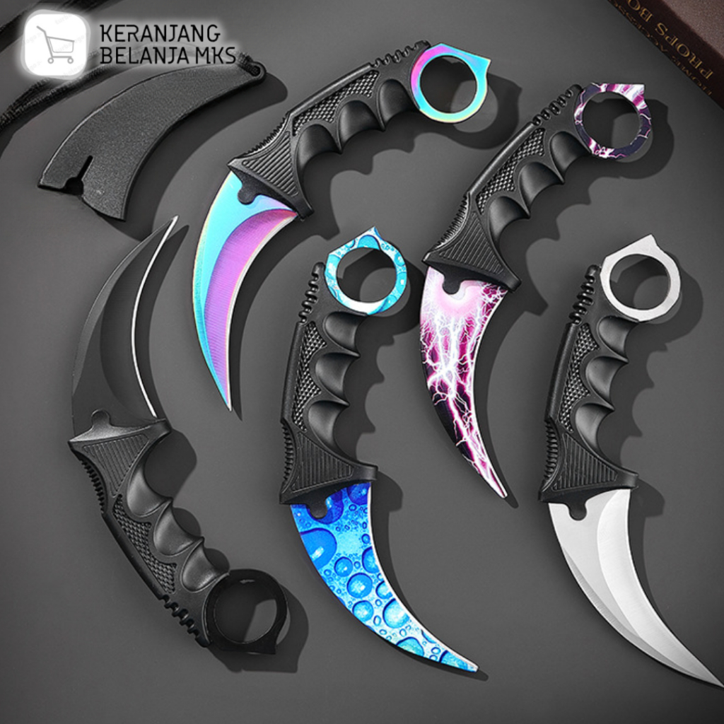 Pisau Kerambit CS GO / Pisau Peralatan Perlengkapan Survival