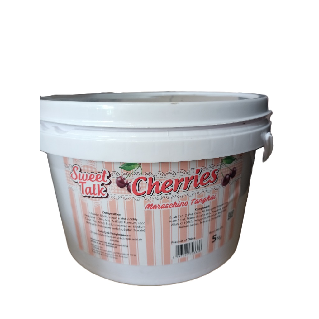 

Cherry Merah Tangkai (5pcs) FREE Wadah plastik