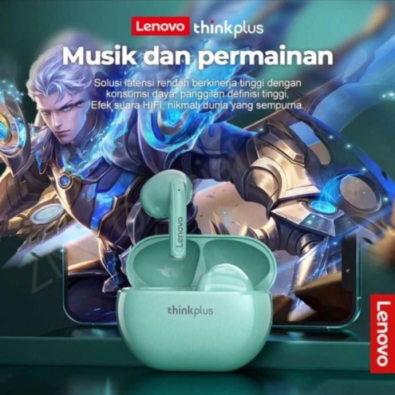 lenovo thinkplus xt 93 wireless gaming headset bluetooth tws earphone