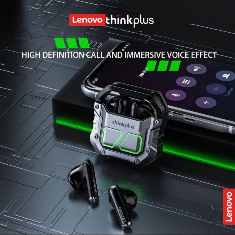 lenovo thinkplus xt 81 wireless gaming headset bluetooth tws earphone