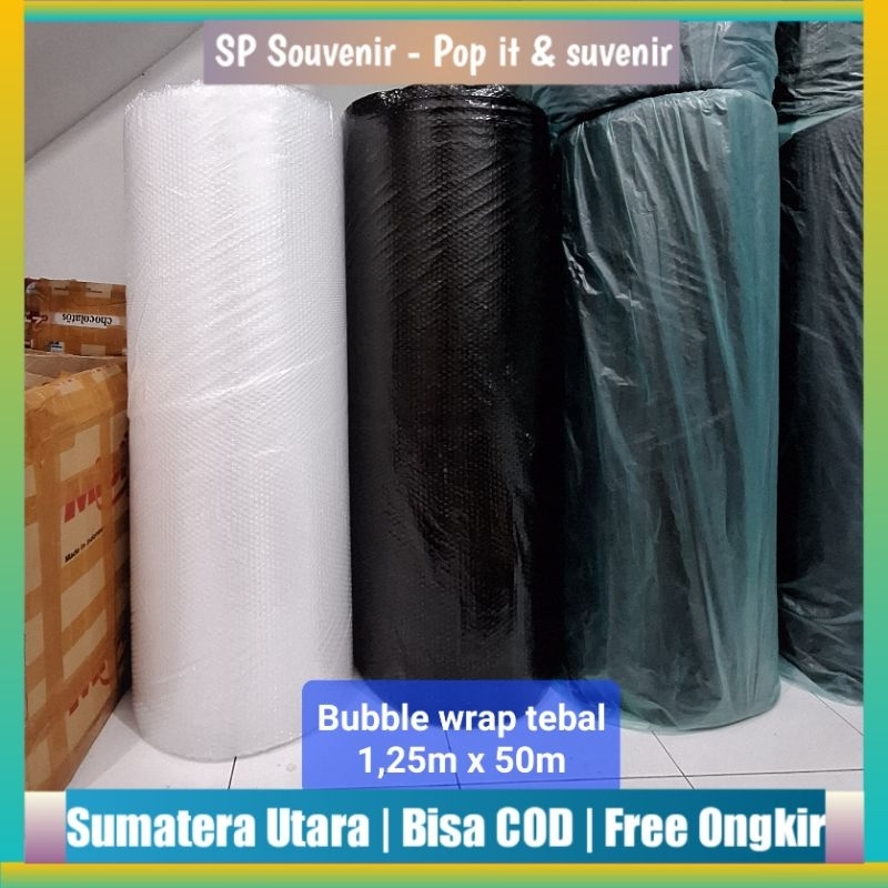 

Bubble Wrap Roll Tebal 1,25m x 50m MTAP Packing Paket Online Shop