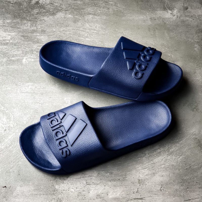 SANDAL ADIDAS ADILETTE AQUA SLIDE NAVY ORIGINAL - SANDAL ADIDAS PRIA