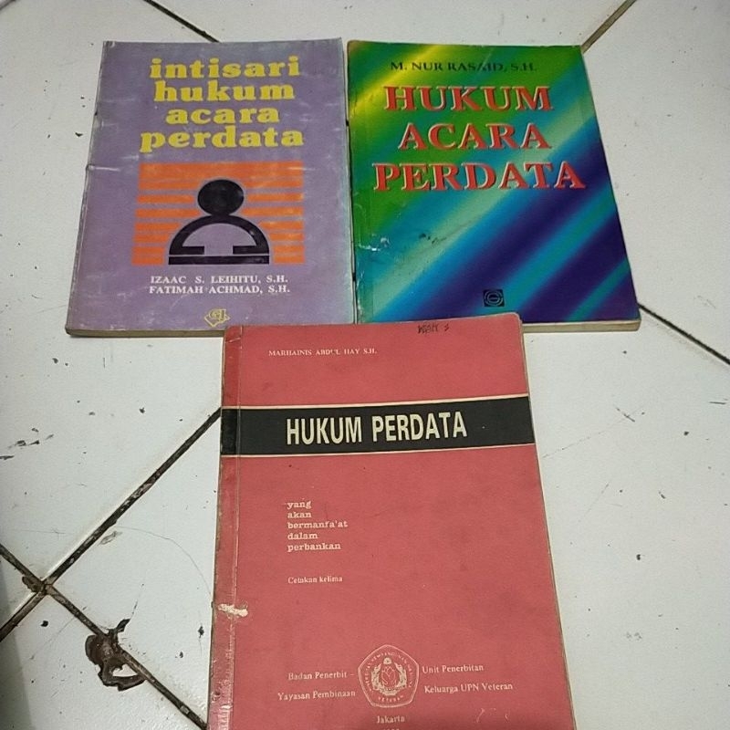 ORIGINAL HUKUM ACARA PERDATA/ INTISARI HUKUM ACARA PERDATA/ HUKUM PERDATA
