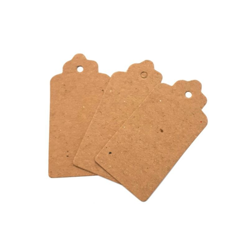 

HANGTAG BAJU COKLAT / HANGTAG PRODUK / HANGTAG POLOS / HANGTAG PUTIH