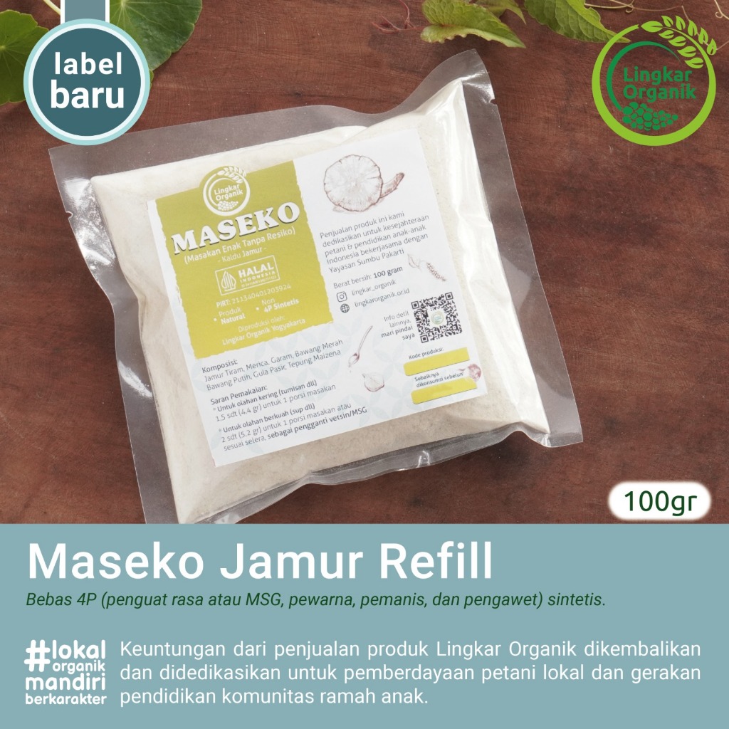 

Maseko kaldu jamur refill - lingkar organik kaldu mpasi alami