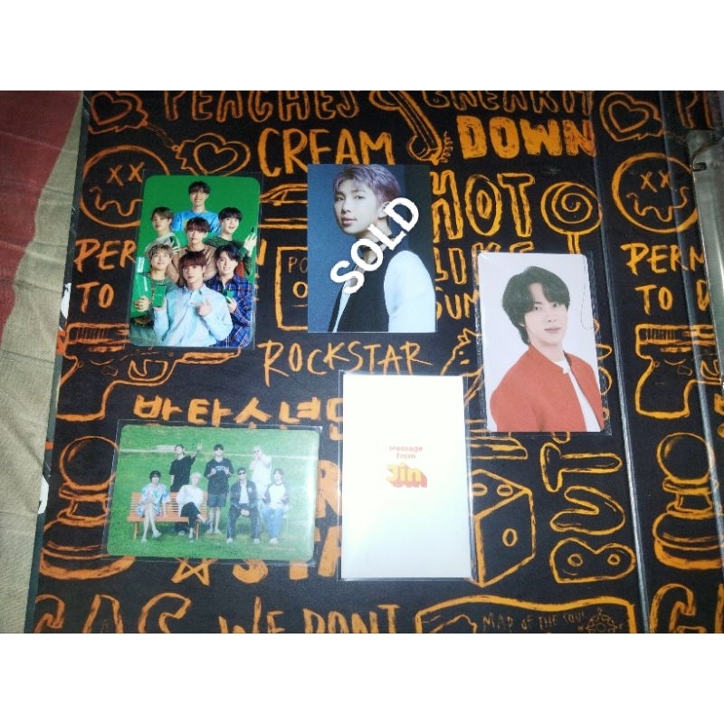 pc photocard t*kp*d bts group grup ticket card mots one seokjin pc photocard its 2 in the soop bts g