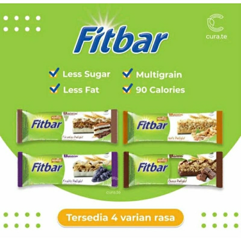 

fitbar multigrain cemilan sehat kaya serat 20gr