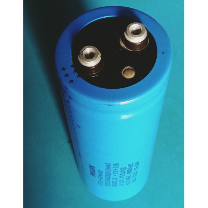 elco Philips 16000uf 75CDC T14CM D5CM bekas