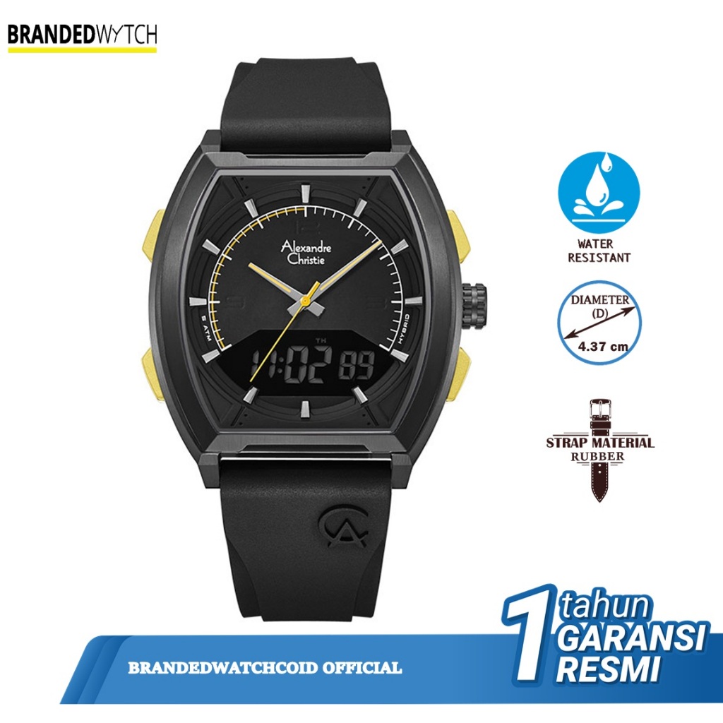 Jam Tangan Alexandre Christie / Alexander Pria AC 9390 Original