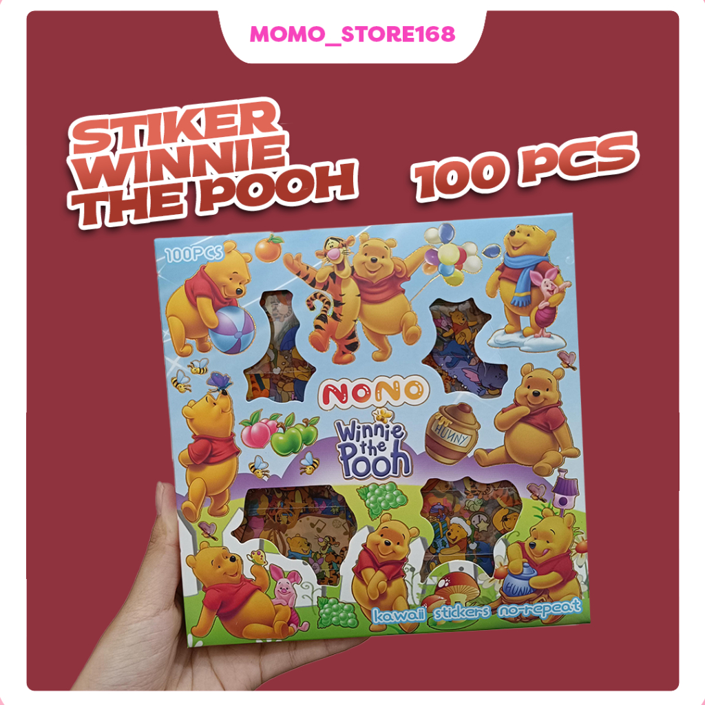 

Stiker Winnie The Pooh Stiker Momo Nono Winnie The Pooh 100 lembar Mainan anak