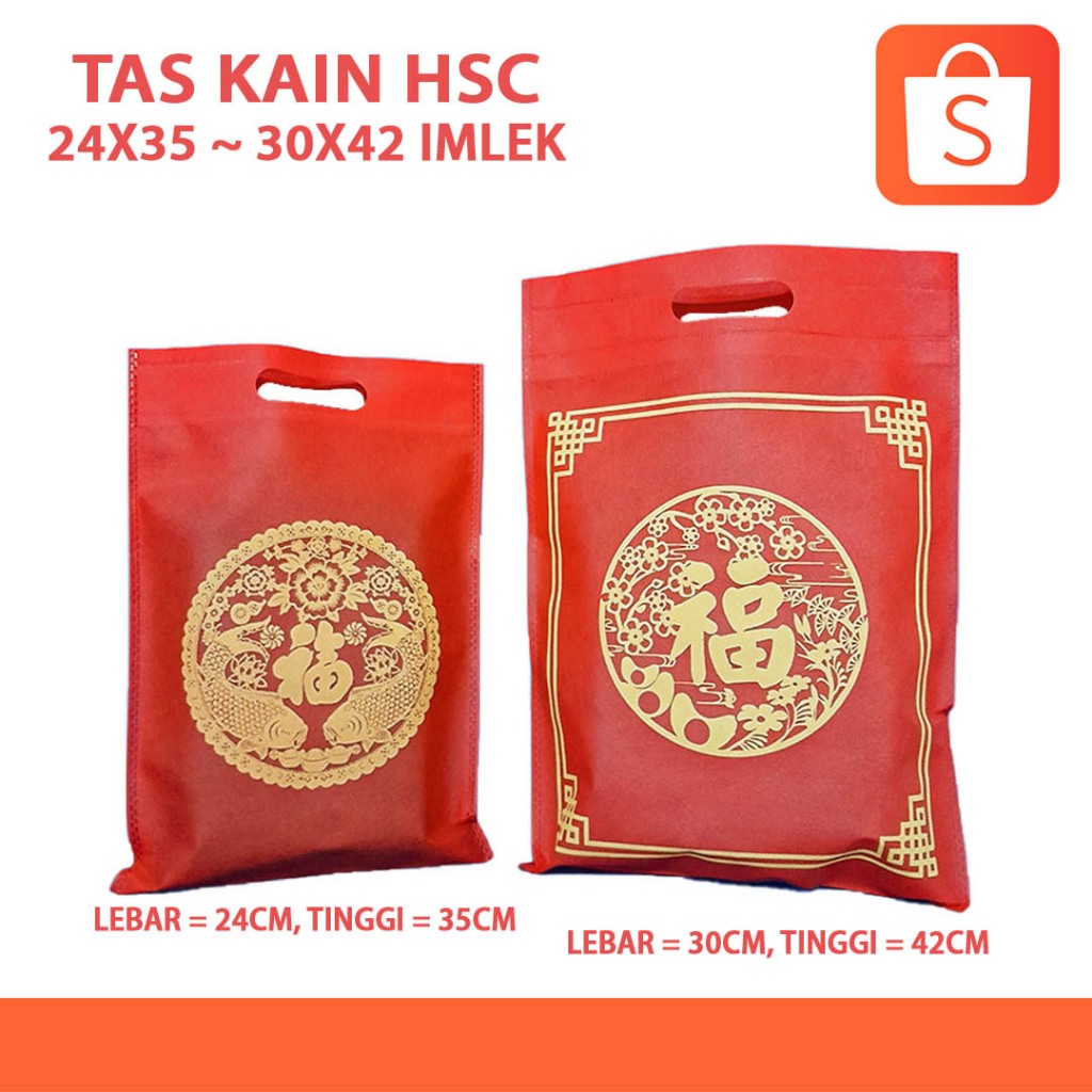 

Tas Kain Hsc 24x35, 30x42 Motif Imlek (12pcs/Pak)
