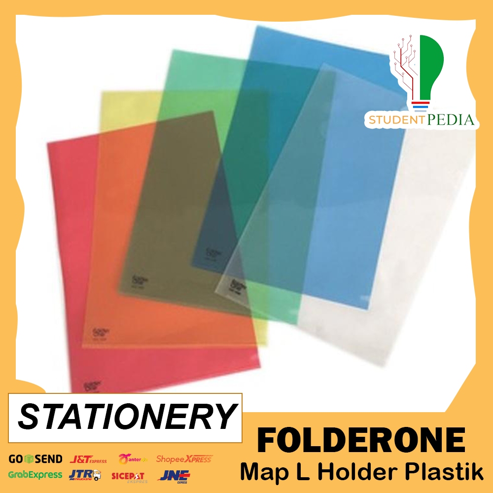 

Map L Folio F4 LFO 100F Transparan FolderOne / Map L Bening Transparan / Map Plastik
