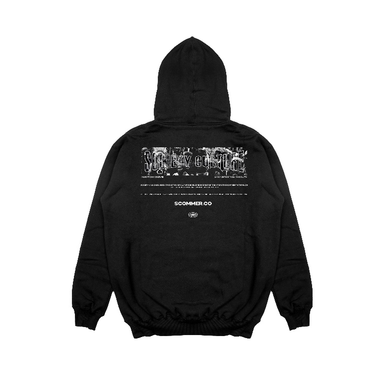 Scommer Hoodie Black Society Culture