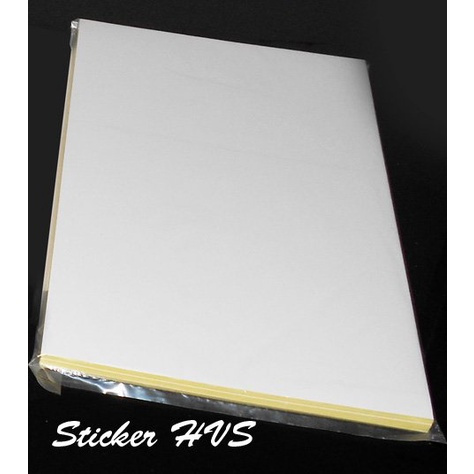 

TERMURAH!! Sticker HVS DOFF A4 Berkualitas Perlembar