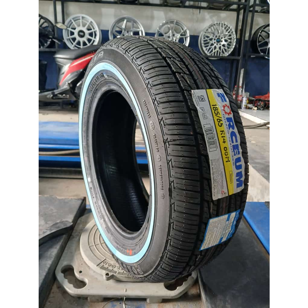 Ban Mobil White List Merk FORCEUM TRIDEKA WLW Ukuran 185 65 R14