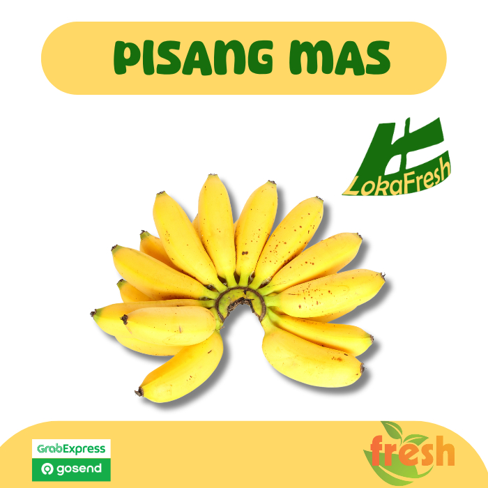 

Pisang Mas Segar 1 sisir.