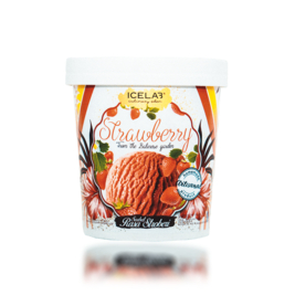 

ICELAB - Gelato Strawberry Sorbet (Vegan) 16oz