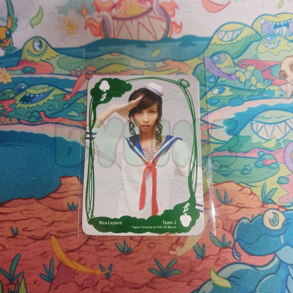 Trump Card JKT48 Papan Penanda Isi Hari (Team J) - Rica Leyona (Rica JKT48)