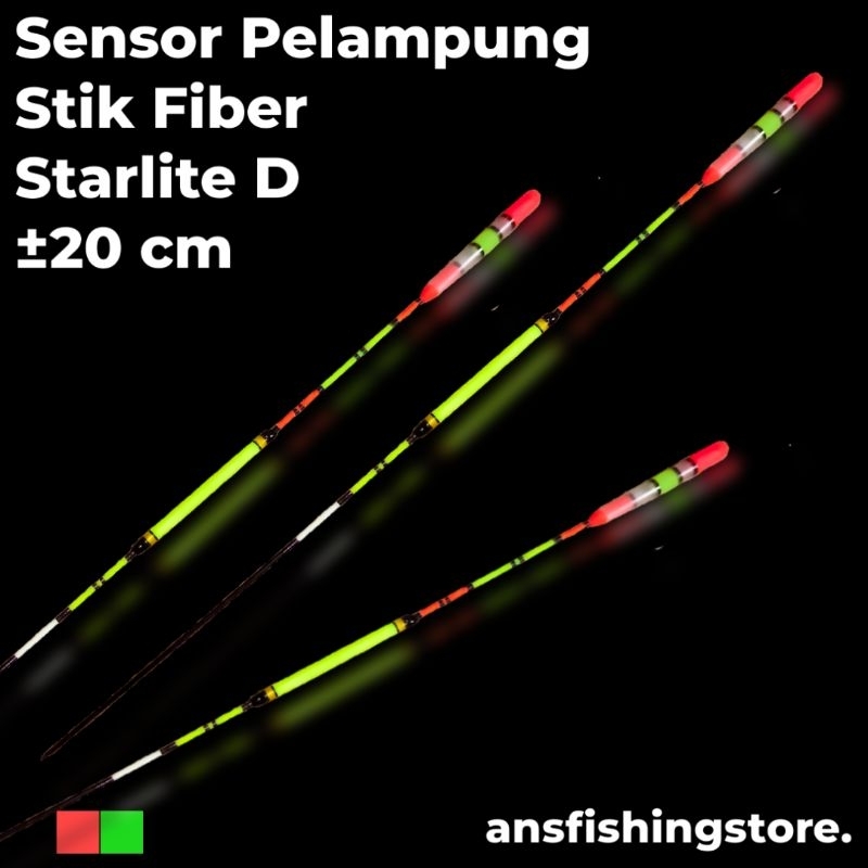Stik Fiber Sensor Pelampung Pancing  Starlite D ±20 cm