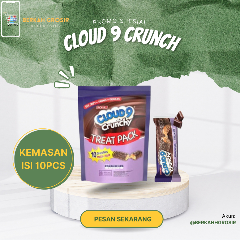 

CLOUD 9 CRUNCH TREAT PACK ISI 10PCS