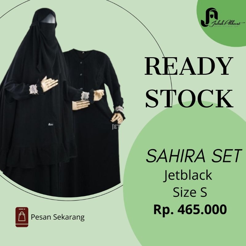 Gamis Set SAHIRA By Jubah Akhwat / Gamis Set Branded Ori