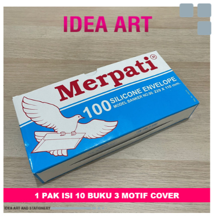 

Amplop MERPATI KIKY 90 Besar Putih Polos 229x110mm 100 lembar -Pak