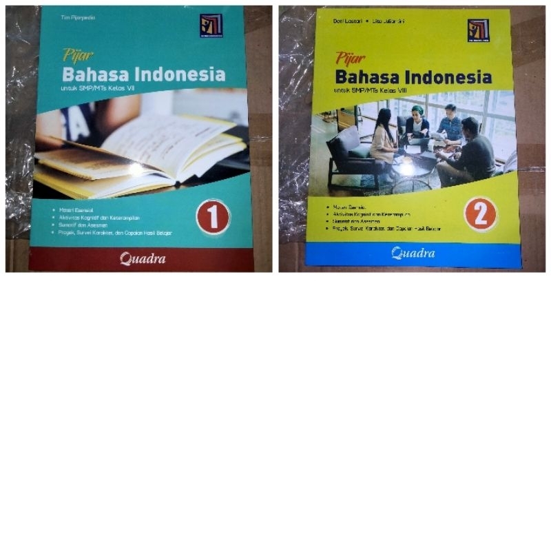 Buku Pijar Bahasa Indonesia Quadra SMP Kelas 7-9 Kurikulum Merdeka