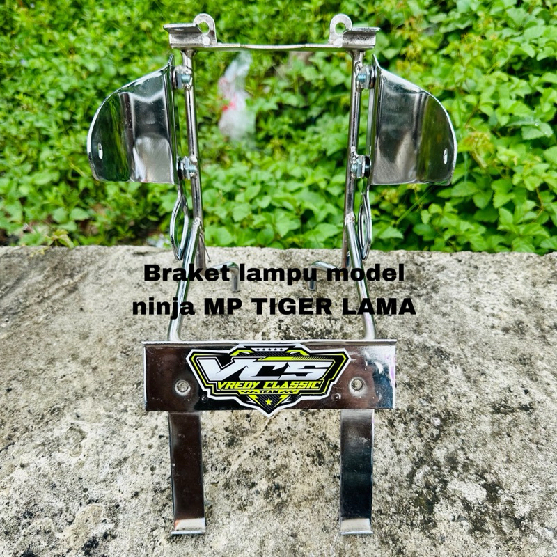 BRAKET LAMPU MP TIGER LAMA MODEL NINJA SS pangkon lampu ninja ss PNP MEGAPRO LAMA TIGER LAMA