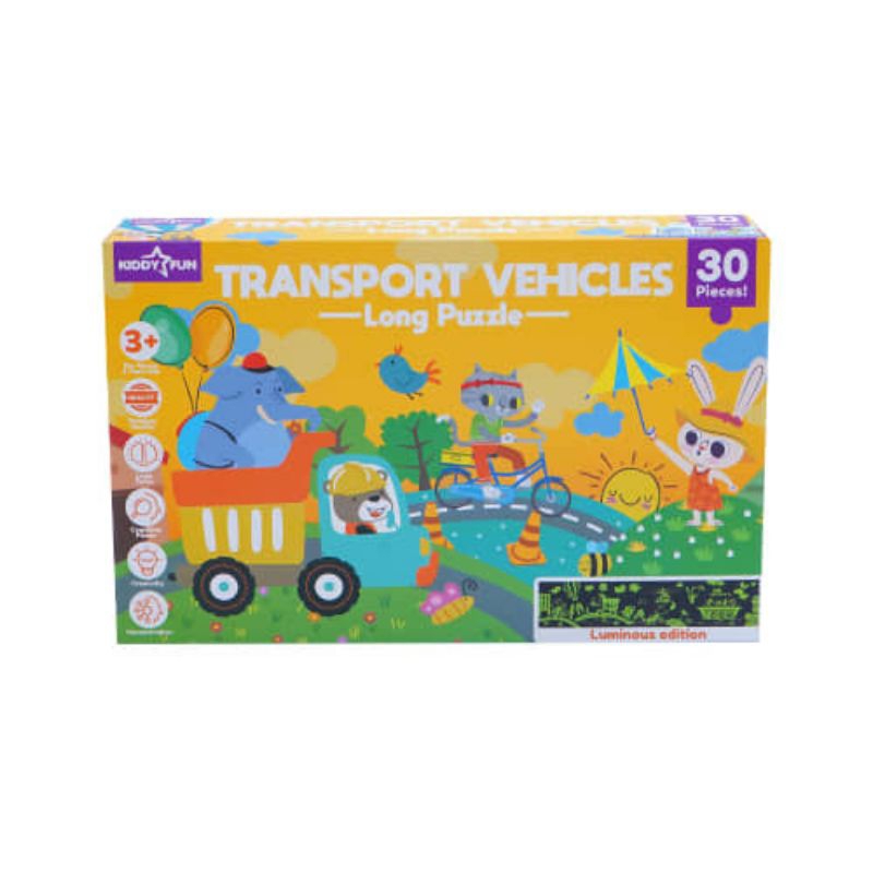 Kiddy Fun Puzzle Transport Vehicle 8012