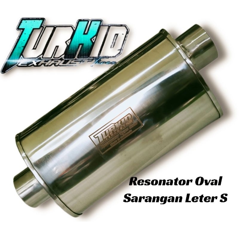 Resonator Borla Racing Knalpot Mobil Racing Tabung Resonator Oval Knalpot Mobil Knalpot Mobil Racing